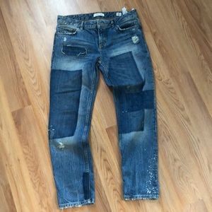 Zara distressed jeans!